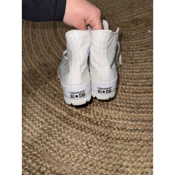 Converse converse platform high top sneakers women’s size 8.5 - Picture 4 of 7